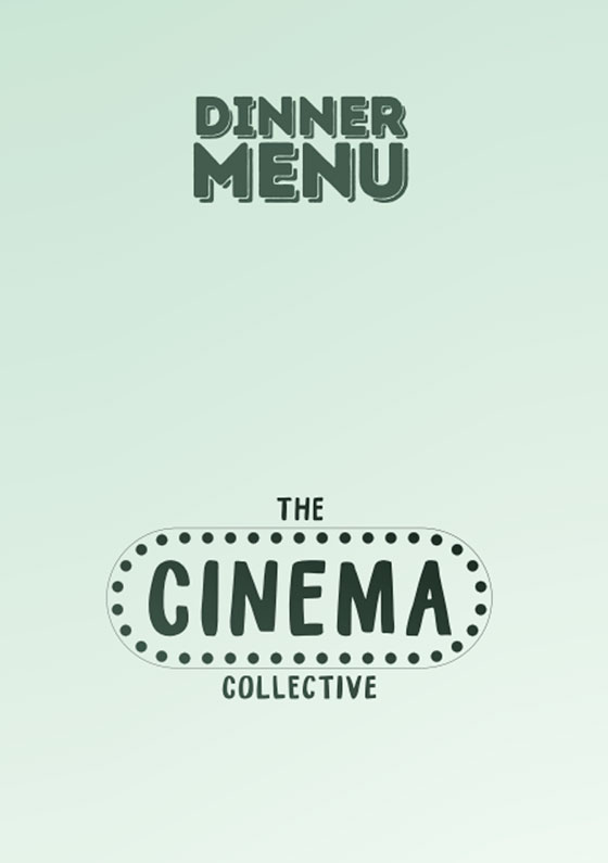 Flicks dinner menu