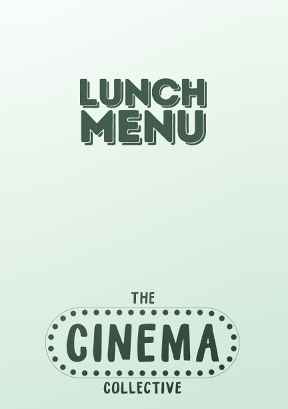 Flicks lunch menu